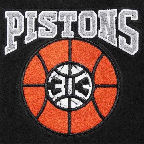 Detroit Pistons 2023/24 City Edition Varsity Jacket - Image 6