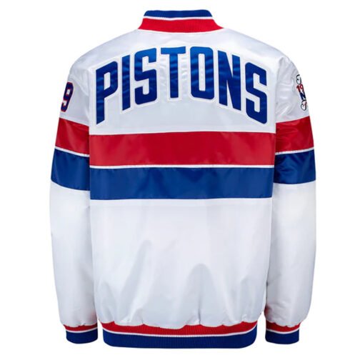 35th Anniversary Detroit Pistons White Jacket - Image 2
