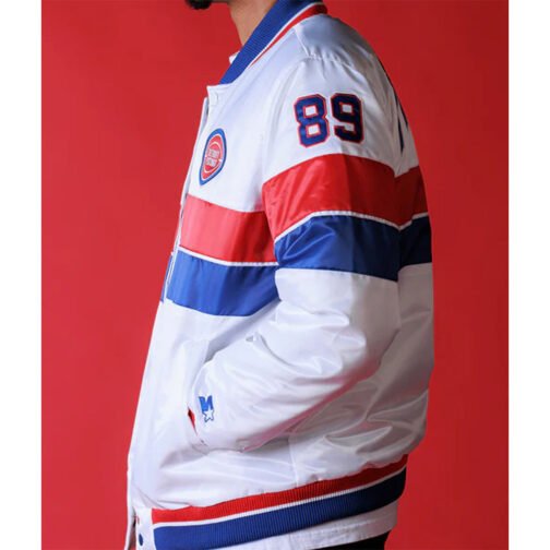 35th Anniversary Detroit Pistons White Jacket - Image 5