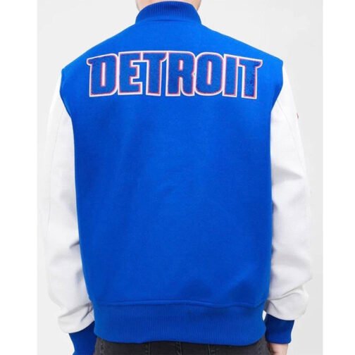 Detroit Pistons Letterman Jacket - Image 3