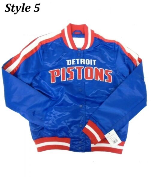 Starter 90’s NBA Detroit Pistons Blue Jacket - Image 5
