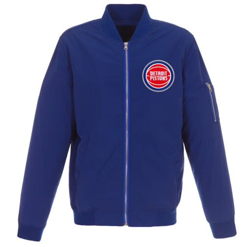 Detroit Pistons Bomber Lightweight Nylon Jacket