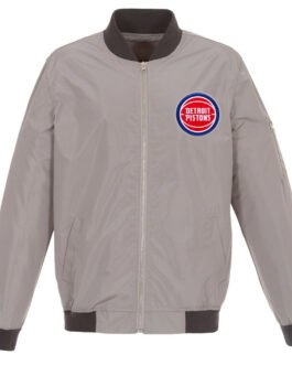 Detroit Pistons Bomber Lightweight Nylon Jacket