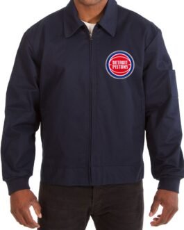 Workwear Detroit Pistons Navy Blue Jacket