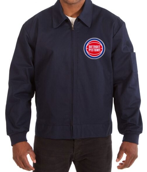 Workwear Detroit Pistons Navy Blue Jacket