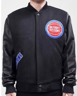 Detroit Pistons Letterman Jacket