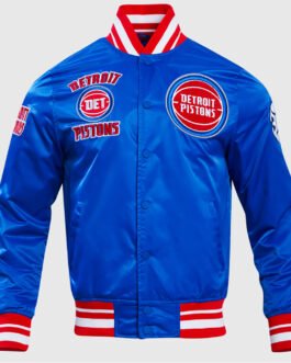 Detroit Pistons Retro Classic Rib Jacket