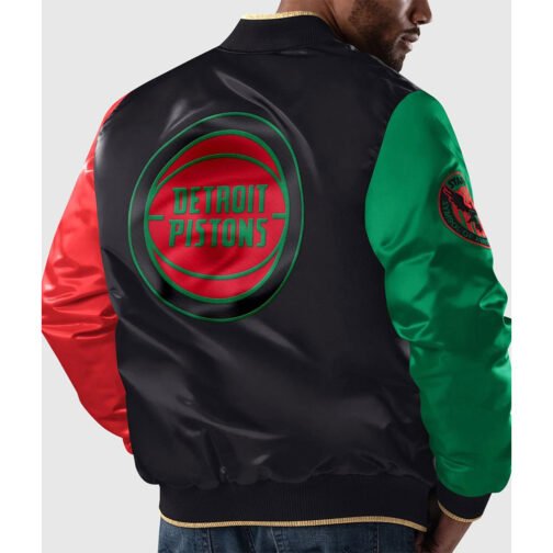 Detroit Pistons Ty Mopkins Black History Month Jacket - Image 2