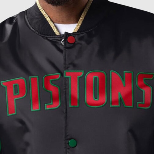 Detroit Pistons Ty Mopkins Black History Month Jacket - Image 3