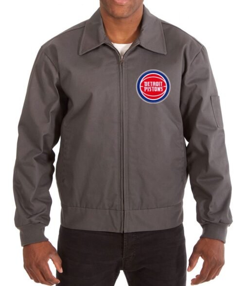 Workwear Detroit Pistons Navy Blue Jacket - Image 2
