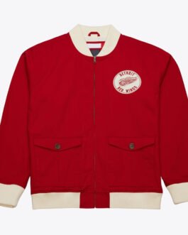 Detroit Red Wings Red Cotton Twill Jacket