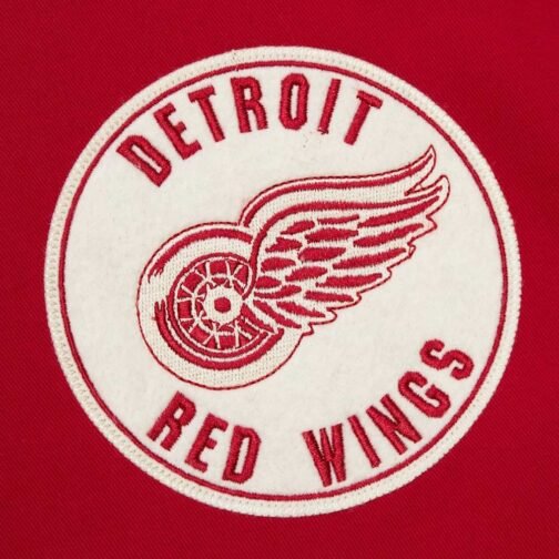 Detroit Red Wings Red Cotton Twill Jacket - Image 3