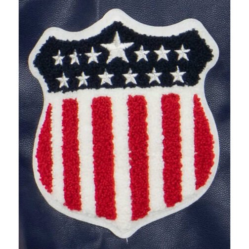 Detroit Stars Vintage Varsity Wool/Leather Jacket - Image 5