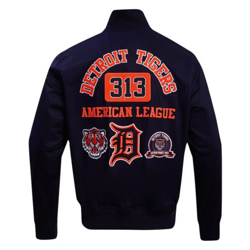 Detroit Tigers Area Code Navy Jacket - Image 2