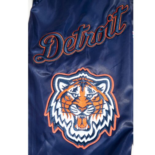 Detroit Tigers Mashup Classic Rib Satin Jacket - Image 5