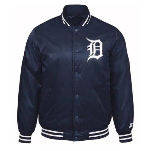 Detroit Tigers MLB Satin Jacket - Image 2