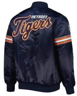 Detroit Tigers Pick & Roll Navy Blue Jacket