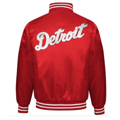 Detroit Tigers MLB Satin Jacket - Image 5