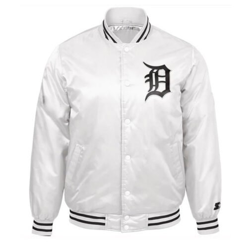 Detroit Tigers MLB Satin Jacket - Image 4