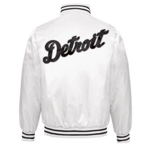 Detroit Tigers MLB Satin Jacket - Image 8