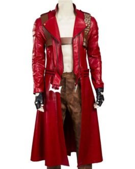 Dante Devil May Cry 3 Red Leather Coat