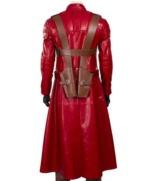 Dante Devil May Cry 3 Red Leather Coat - Image 2