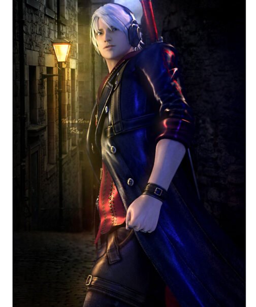 Devil May Cry 4 Nero Blue Coat - Image 6