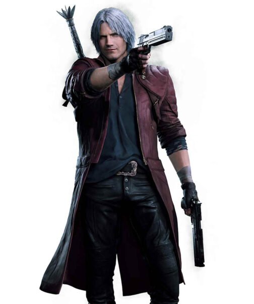 Dante Devil May Cry 5 Leather Coat - Image 5