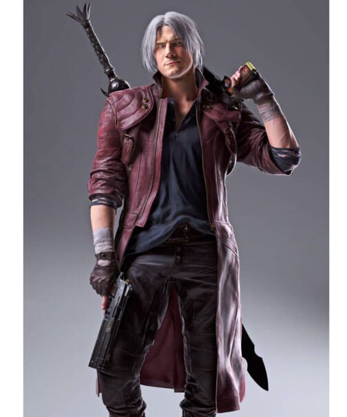 Dante Devil May Cry 5 Leather Coat - Image 7