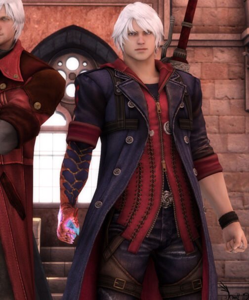 Devil May Cry 4 Nero Blue Coat - Image 4