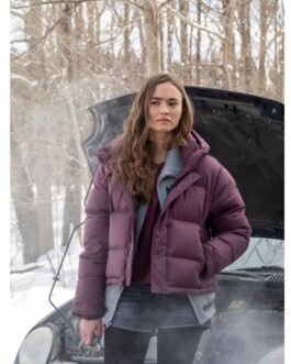 Johnny Sequoyah Dexter New Blood Puffer Purple Jacket