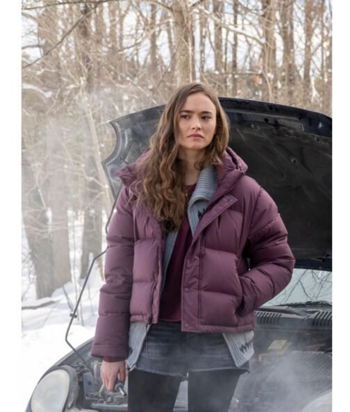 Johnny Sequoyah Dexter New Blood Puffer Purple Jacket - Image 2