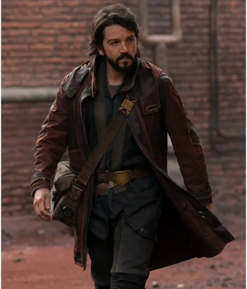 Andor Diego Luna Leather Coat - Image 5