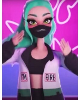 I’M Fire Digital Popstar Polar Color Block Jacket