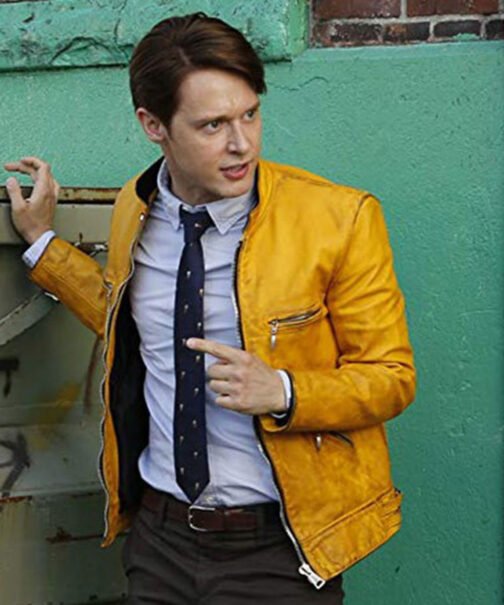 Dirk Gently’s Holistic Detective Agency Yellow Leather Jacket - Image 5