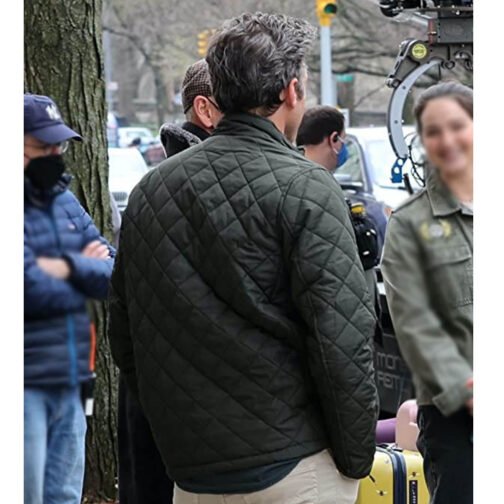Disenchanted Patrick Dempsey Puffer Green Jacket - Image 14