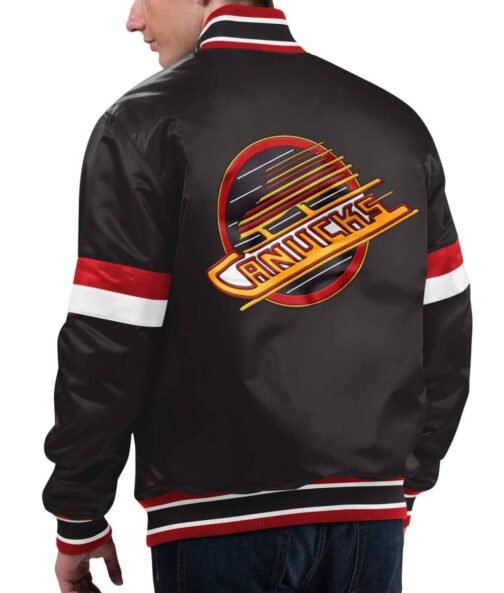 Diveplay Vancouver Canucks Black Jacket - Image 2