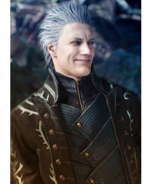Devil May Cry 5 Vergil Trench Leather Coat - Image 5