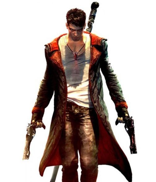 DMC Dante Black Leather Hooded Coat - Image 6