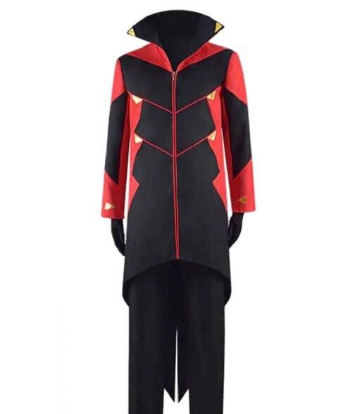 Jim Carrey Sonic The Hedgehog 2 Black and Red Tailcoat