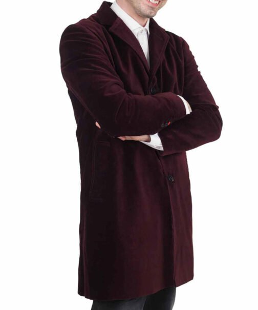 Peter Capaldi Twelfth Doctor Red Coat - Image 9