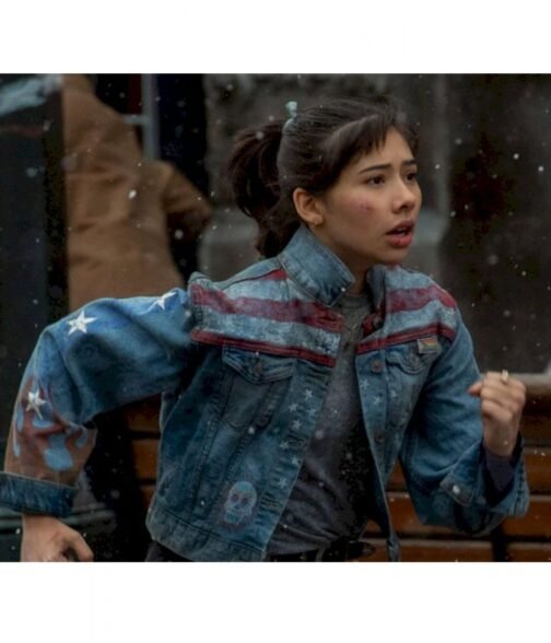 Xochitl Gomez Doctor Strange in the Multiverse of Madness Denim Blue Jacket - Image 14