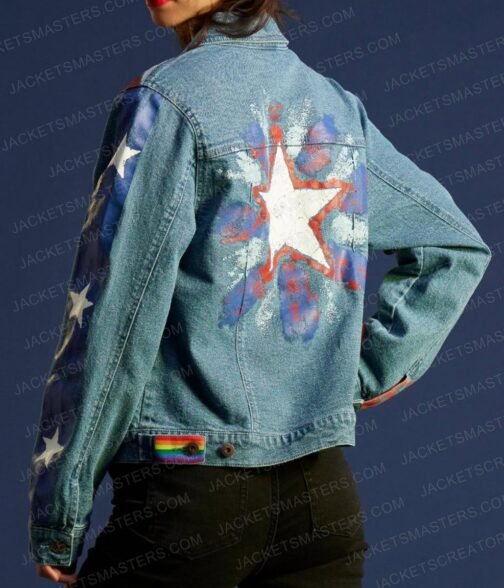 Xochitl Gomez Doctor Strange in the Multiverse of Madness Denim Blue Jacket - Image 10