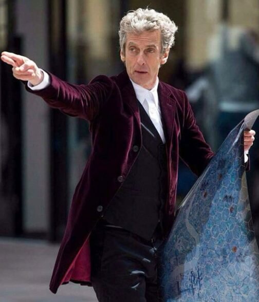 Peter Capaldi Twelfth Doctor Red Coat - Image 6