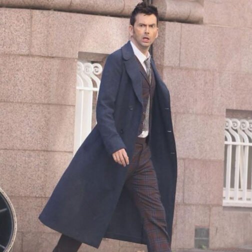 Fourteenth Doctor Who Wool Trench Coat - Image 33
