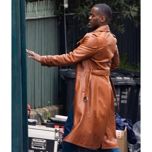 Doctor Who Fifteenth Doctor Leather Coat - Image 11