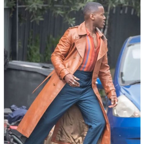 Doctor Who Fifteenth Doctor Leather Coat - Image 12
