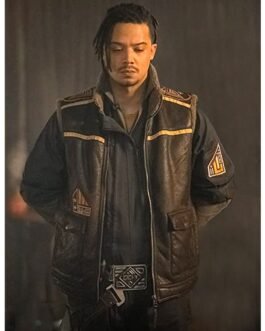 Jacob Anderson Doctor Who S13 Brown Leather Vest