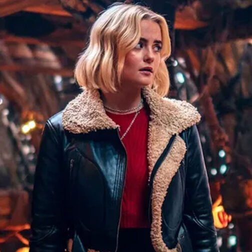 Doctor Who Season 14 Millie Gibson Leather Jacket - Image 9