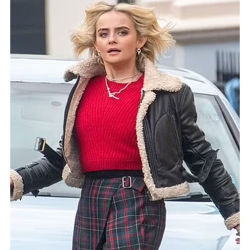 Doctor Who Season 14 Millie Gibson Leather Jacket - Image 6